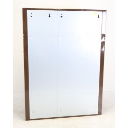 Bloc de 14 Boîtes aux Lettres avec 1 Panneau d'Affichage LEABOX Collective Intérieur Mural Marron et Beige - 3x5