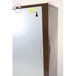 Bloc de 14 Boîtes aux Lettres avec 1 Panneau d'Affichage LEABOX Collective Intérieur Mural Marron et Beige - 3x5