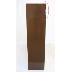 Bloc de 15 Boîtes aux Lettres LEABOX Collective Intérieur Mural Marron Portes Beiges - 3x5