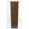 Bloc de 15 Boîtes aux Lettres LEABOX Collective Intérieur Mural Marron Portes Beiges - 3x5