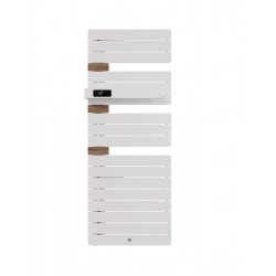 Sèche-Serviettes Électrique 1750W THERMOR Allure 4 avec Soufflerie Asymétrique Mât à Gauche Blanc - 483274