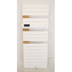 Sèche-Serviettes Électrique 1750W THERMOR Allure 4 avec Soufflerie Asymétrique Mât à Gauche Blanc - 483274