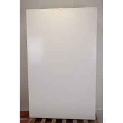 Armoire de Bureau à Rideaux OFFIDEV L1200xP457xH1950mm avec 4 Tablettes Réglables Gris - SDC.1912.W