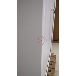 Armoire de Bureau à Rideaux OFFIDEV L1200xP457xH1950mm avec 4 Tablettes Réglables Gris - SDC.1912.W