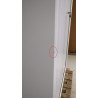 Armoire de Bureau à Rideaux OFFIDEV L1200xP457xH1950mm avec 4 Tablettes Réglables Gris - SDC.1912.W