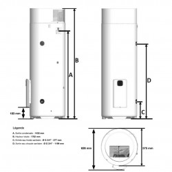 Chauffe-Eau Thermodynamique 250L DE DIETRICH Elensio THS