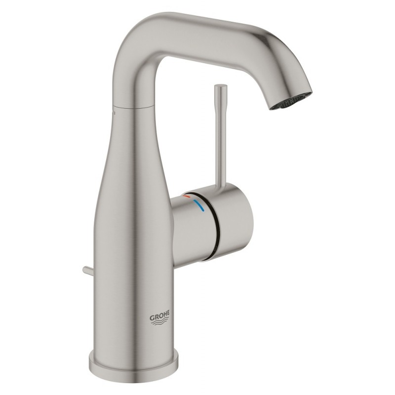 Mitigeur Monocommande Lavabo GROHE Essence Taille M Inox - 23462DC1 - NEUF
