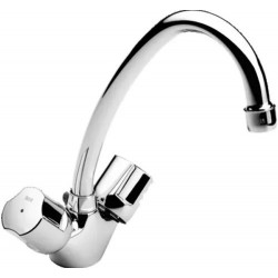 Mélangeur d'Évier de Cuisine ROCA Niagara Plus Bec Mobile Chromé - A5A8469C00 - NEUF