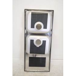 Évier de Cuisine 2 Bacs et 1 Égouttoir AQUATOP Portofino 116x50cm Bonde Ø90mm Réversible Inox Lisse