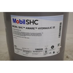 Fût de 20L Huile Hydraulique Synthétique Haute Performance MOBIL SHC Aware Hydraulic 32