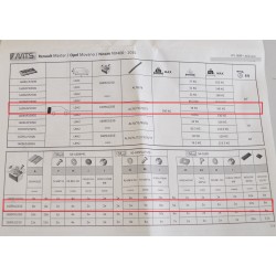 Galerie de Toit Aluminium L2H2 avec Échelle Sans Perçage MTS pour Renault Master de 2010 à 2024 Quincaillerie