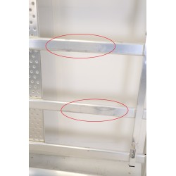 Galerie de Toit Aluminium L2H2 avec Échelle Sans Perçage MTS pour Renault Master de 2010 à 2024 Pas Cher