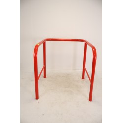 Barrière de Protection pour Borne Incendie 1mx1m à Sceller Acier Rouge - BPI1x1 - NEUVE