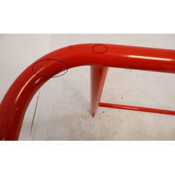 Barrière de Protection pour Borne Incendie 1mx1m à Sceller Acier Rouge
