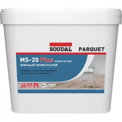Colle pour Parquet SOUDAL MS 20 Plus 3x6kg - 124164 - NEUF
