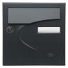 Boîte aux Lettres Extérieur RENZ 1 Porte Gris Anthracite - 231014 - NEUVE Déclassée