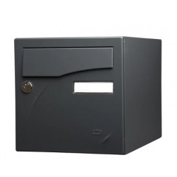 Boîte aux Lettres Extérieur RENZ 1 Porte Gris Anthracite - 231014 - NEUVE