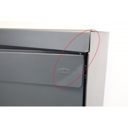 Boîte aux Lettres et Colis RENZ Duo XL 1 Porte Gris Anthracite Pas Cher