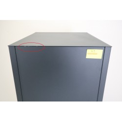 Boîte aux Lettres et Colis RENZ Duo XL 1 Porte Gris Anthracite Pas Cher