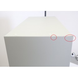 Armoire Basse à Portes Battantes CARAY 800x1000x380mm