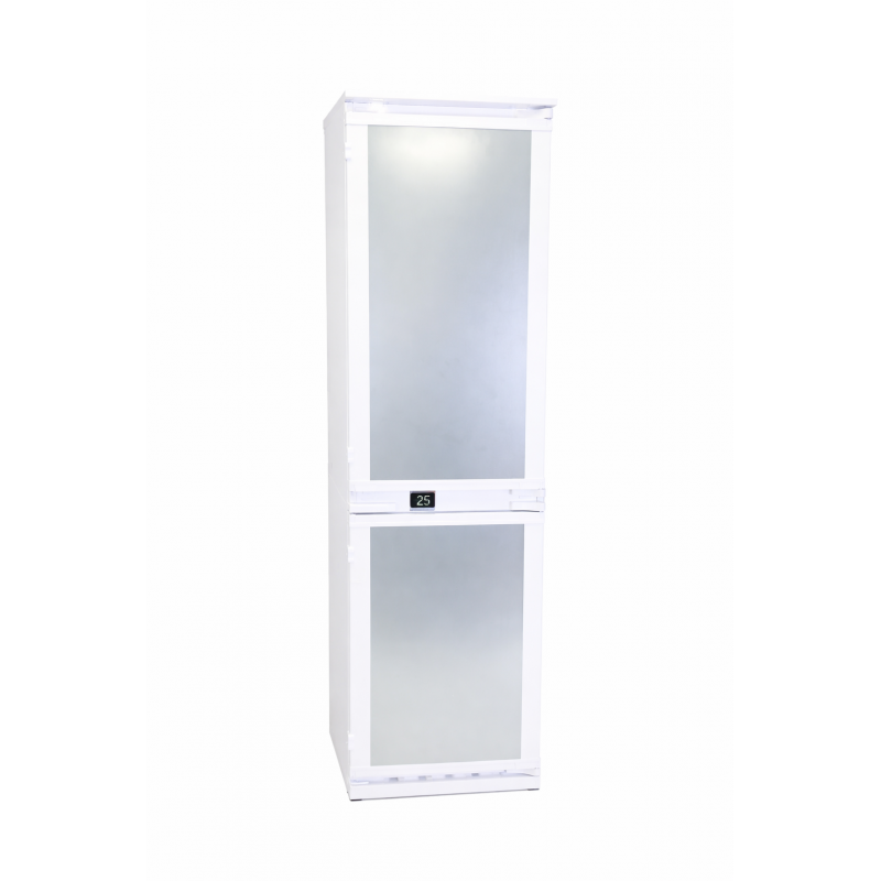 Réfrigérateur Congélateur Encastrable 271L BEKO BPRO 500 Froid Statique 2 Portes Gris - BCSA285K4SFN - NEUF Déclassé