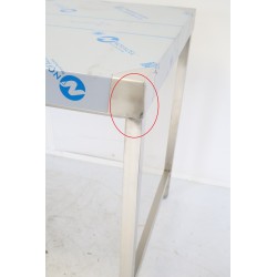 Table de Préparation Inox BOBET Éco sur Pieds Pas Cher