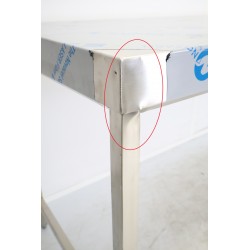 Table de Préparation Inox BOBET Éco sur Pieds Pas Cher