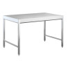 Table de Préparation Inox 1400x700x890mm BOBET Éco sur Pieds - 19276