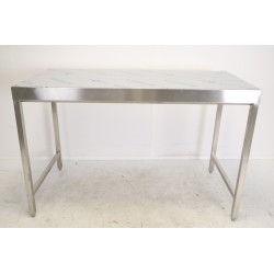 Table de Préparation Inox 1400x700x890mm BOBET Éco sur Pieds