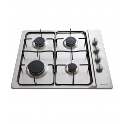 Plaque de Cuisson 4 Foyers à Gaz BELDEKO Inox 59x50x9.5cm - BTG4Z-E01IX - NEUVE