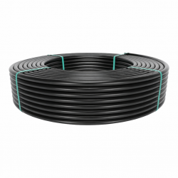 Couronne 100m Tube Polyéthylène Basse Densité NOVAFLEX LD-PE Ø08x10mm Noir - PE080100NL100