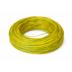 Câble de Terre 1000m ICC Style 1015 12 AWG Jaune et Vert Cuivre Étamé 600 V - TCT100M - NEUF