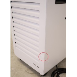 Déshumidificateur d'Air Mobile BRUNE HP 25 500m³/h 571W Monophasé Blanc -
