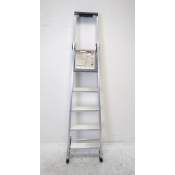 Escabeau Echelle 5 Marches Aluminium XHANDER Hauteur d'Accès 3,12m Charge 150kg - 02375265