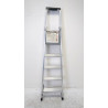 Escabeau Echelle 5 Marches Aluminium XHANDER Hauteur d'Accès 3,12m Charge 150kg - 02375265