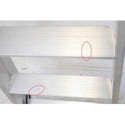 Escabeau Echelle 5 Marches Aluminium XHANDER Hauteur d'Accès 3,12m Charge 150kg - 02375265