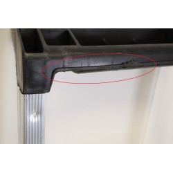 Escabeau Échelle 3 Marches Aluminium XHANDER Hauteur d'Accès 2.66m Charge 150kg - 02375263