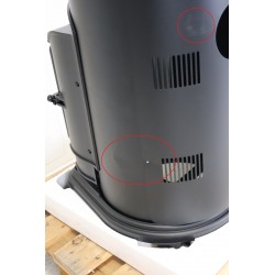 Chauffage d'Appoint à Gaz Portable SAHARA Noir Mat - 160412 - NEUF Déclassé