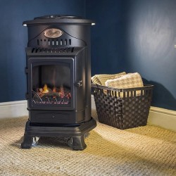 Chauffage d'Appoint à Gaz Portable SAHARA Provence pour Intérieur Noir Mat - 160412 - NEUF