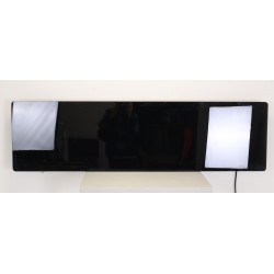 Radiateur Électrique à Inertie 1000W INTUIS Campaver Nativ Horizontal Noir Astrakan - K161423