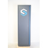 Armoire Haute Sans Étagère STILKER 190x46x60cm Bleu/Gris - 72578 - NEUVE