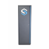 Armoire Haute Sans Étagère STILKER 190x46x60cm Bleu/Gris - 72578 - NEUVE Déclassée