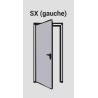 Bloc-Porte Coupe-Feu 3 Points NINZ Proget 1 Vantail Gauche 1000x2150mm
