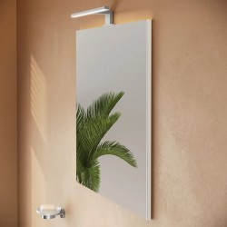 Meuble Vasque Céramique 2 Tiroirs VITRA Mia avec Miroir