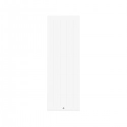 Radiateur Électrique Chaleur Douce 1000W H1333xL450mm THERMOR Kenya 4 Connecté Vertical Blanc - 414725 - NEUF Déclassé