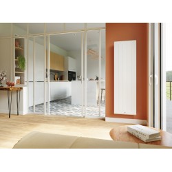 Radiateur Électrique Chaleur Douce 1000W H1333xL450mm THERMOR Kenya 4 Connecté Vertical Blanc - 414725 - NEUF