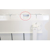 Radiateur Électrique à Inertie Fluide 1500W H583xL730mm INTUIS Axino Horizontal Blanc - M142115 - NEUF Déclassé