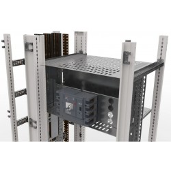 Support Barre 4 Poles HAGER Quadro4 Quadro 5 Evo160-250-630a Arrière à Plat - UC820