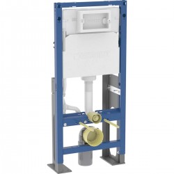 Bâti-Support Autoportant Renforcé pour WC Suspendu GEBERIT Duofix 112cm Réservoir à Encastrer Delta 12cm - 457.570.00.2