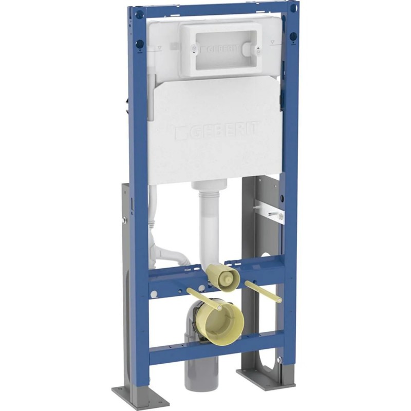 Bâti-Support Autoportant Renforcé pour WC Suspendu GEBERIT Duofix 112cm Réservoir à Encastrer Delta 12cm - 457.570.00.2